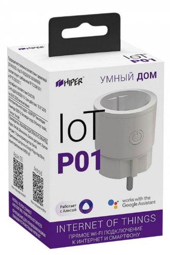 WiFi Умная розетка 10А P01